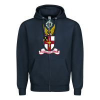 Navy Virginia Military Institute Zipper Hoodie - linhVisuals