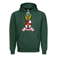 Sports Green Virginia Military Institute Zipper Hoodie - linhVisuals