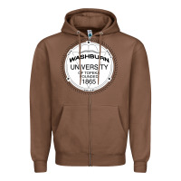 Chestnut Washburn University Zipper Hoodie - linhVisuals