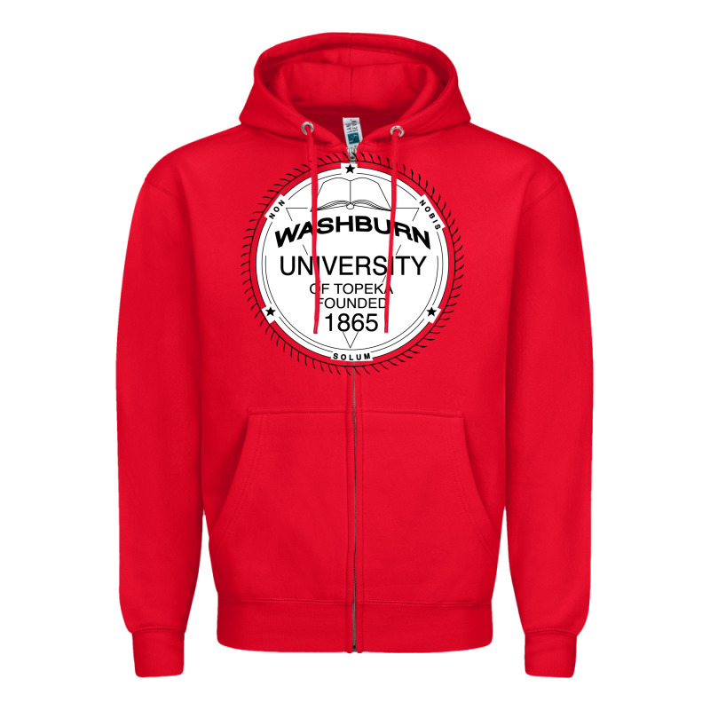 Washburn University Zipper Hoodie by linhVisuals | Teevron