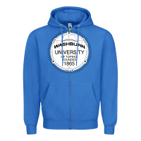 True Royal Washburn University Zipper Hoodie - linhVisuals