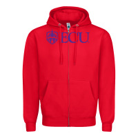 Red East Carolina University Zipper Hoodie - linhVisuals