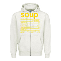 Oatmeal Heather soup nutrition facts funny thanksgiving christmas food Zipper Hoodie - linhVisuals