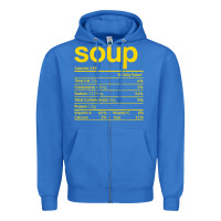 True Royal soup nutrition facts funny thanksgiving christmas food Zipper Hoodie - linhVisuals