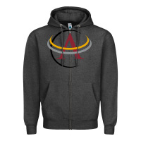 Charcoal Heather ankeny community school distric Zipper Hoodie - linhVisuals