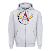 Heather Grey ankeny community school distric Zipper Hoodie - linhVisuals