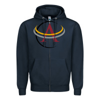 Navy ankeny community school distric Zipper Hoodie - linhVisuals