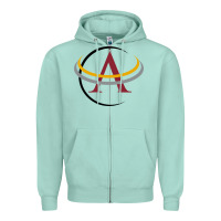 Seafoam ankeny community school distric Zipper Hoodie - linhVisuals