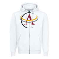 White ankeny community school distric Zipper Hoodie - linhVisuals