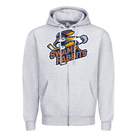 Heather Grey greenville-swamp-rabbits-merch Zipper Hoodie - linhVisuals