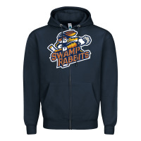 Navy greenville-swamp-rabbits-merch Zipper Hoodie - linhVisuals