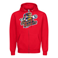 Red greenville-swamp-rabbits-merch Zipper Hoodie - linhVisuals
