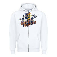 White greenville-swamp-rabbits-merch Zipper Hoodie - linhVisuals