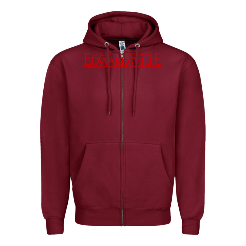 Siue Wordmark Zipper Hoodie by linhVisuals | Teevron