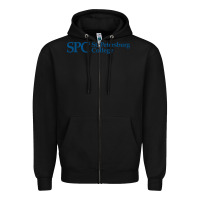 Black St. Petersburg College Zipper Hoodie - linhVisuals