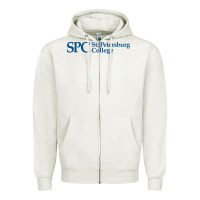 Oatmeal Heather St. Petersburg College Zipper Hoodie - linhVisuals