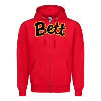 Red bettendorf high school Zipper Hoodie - linhVisuals