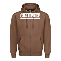 Chestnut the challenge Zipper Hoodie - linhVisuals