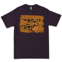 Plum leopard glitter background Premium Tee - RanaPortraitStore
