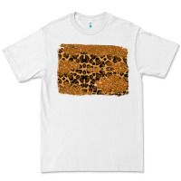 White leopard glitter background Premium Tee - RanaPortraitStore