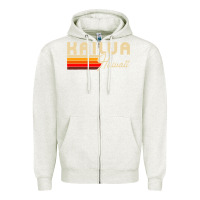 Oatmeal Heather kailua hawaii Zipper Hoodie - linhVisuals