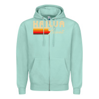 Seafoam kailua hawaii Zipper Hoodie - linhVisuals