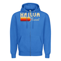True Royal kailua hawaii Zipper Hoodie - linhVisuals