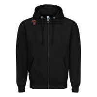 Black Texas Tech University Health Sciences Center Wordmark Zipper Hoodie - linhVisuals