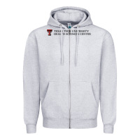 Heather Grey Texas Tech University Health Sciences Center Wordmark Zipper Hoodie - linhVisuals