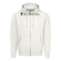 Oatmeal Heather Texas Tech University Health Sciences Center Wordmark Zipper Hoodie - linhVisuals