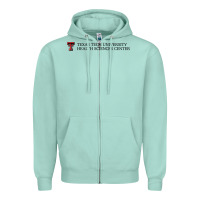 Seafoam Texas Tech University Health Sciences Center Wordmark Zipper Hoodie - linhVisuals