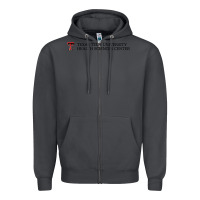 Smoke Texas Tech University Health Sciences Center Wordmark Zipper Hoodie - linhVisuals