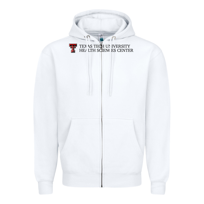 Texas Tech University Health Sciences Center Wordmark Zipper Hoodie by linhVisuals | Teevron