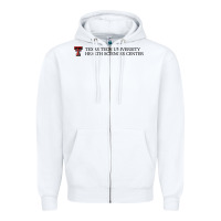 White Texas Tech University Health Sciences Center Wordmark Zipper Hoodie - linhVisuals