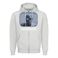 Dove Grey klaatu barada nikto Zipper Hoodie - linhVisuals