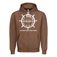 Chestnut s.s. minnow tour Zipper Hoodie - linhVisuals