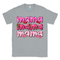 Heather Grey Mama mama mama mother's day Classic Tee - HowdyJamesFarm