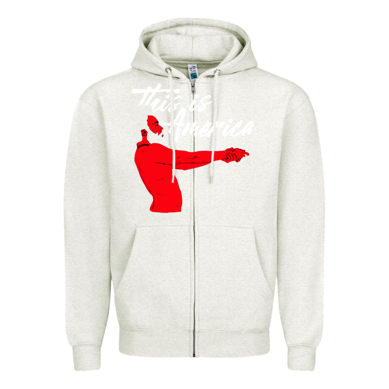 This Is America Meme Zipper Hoodie by linhVisuals | Teevron