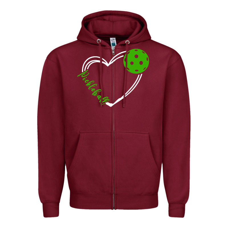 Love Pickleball Women Zipper Hoodie by linhVisuals | Teevron