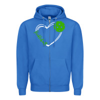 True Royal love pickleball women Zipper Hoodie - linhVisuals