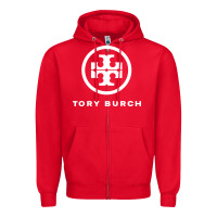 Red tory fashion company Zipper Hoodie - linhVisuals