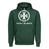 Sports Green tory fashion company Zipper Hoodie - linhVisuals
