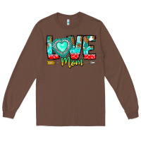 Chestnut Love Mom Long Sleeve Tee - CowhideDigitalArt