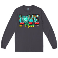 Smoke Love Mom Long Sleeve Tee - CowhideDigitalArt