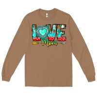 Toasted Coconut Love Mom Long Sleeve Tee - CowhideDigitalArt