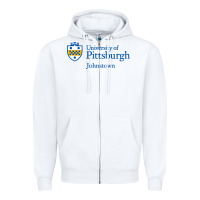 White University Of Pittsburgh At Johnstown New Zipper Hoodie - linhVisuals