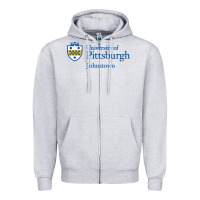 Heather Grey University Of Pittsburgh At Johnstown New Zipper Hoodie - linhVisuals