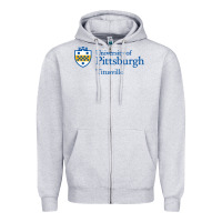 Heather Grey University Of Pittsburgh At Titusville New Zipper Hoodie - linhVisuals