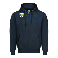 Navy University Of Pittsburgh At Titusville New Zipper Hoodie - linhVisuals