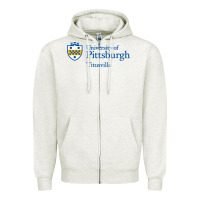 Oatmeal Heather University Of Pittsburgh At Titusville New Zipper Hoodie - linhVisuals